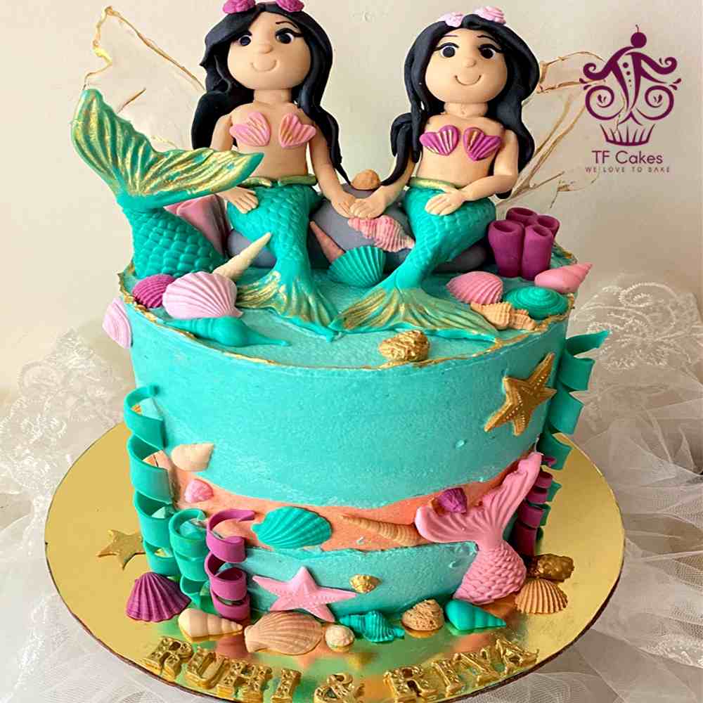 Enchanted Mermaid Duo Cake