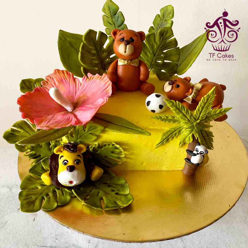 Wildlife Wonderland Cake