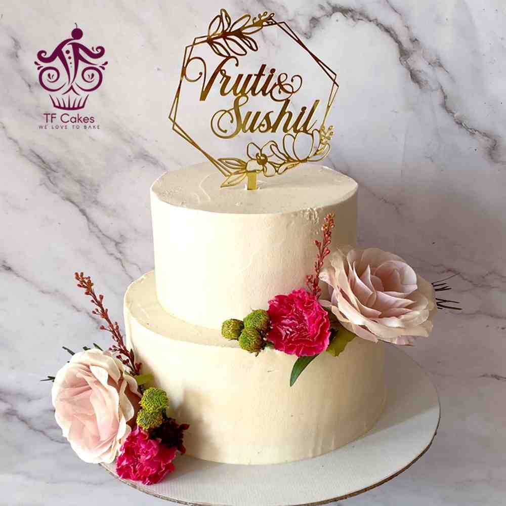 Eternal Elegance Wedding Cake