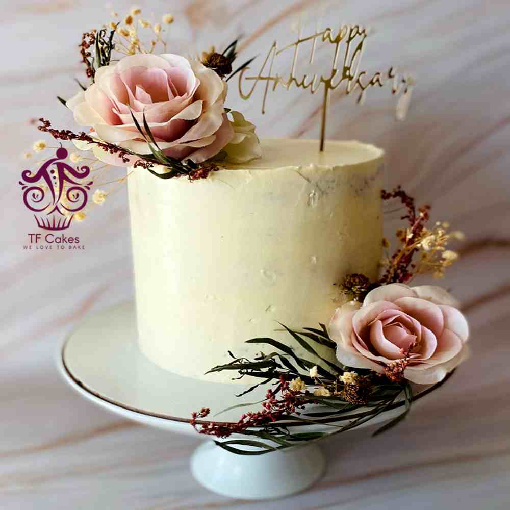Botanical Elegance Cake
