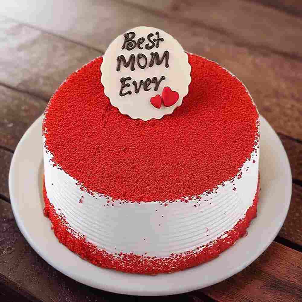 Best Mom Ever Red Velvet Cake