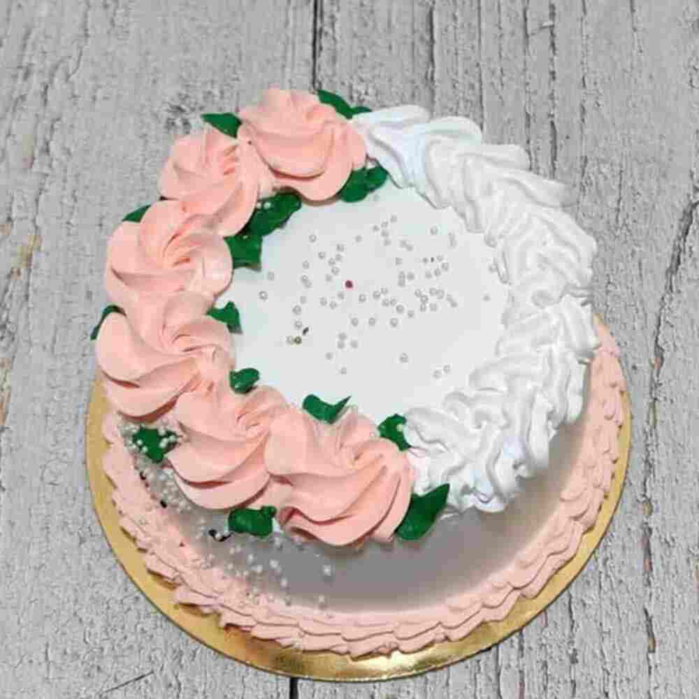 Elegant Rosette Mother’s Day Cake