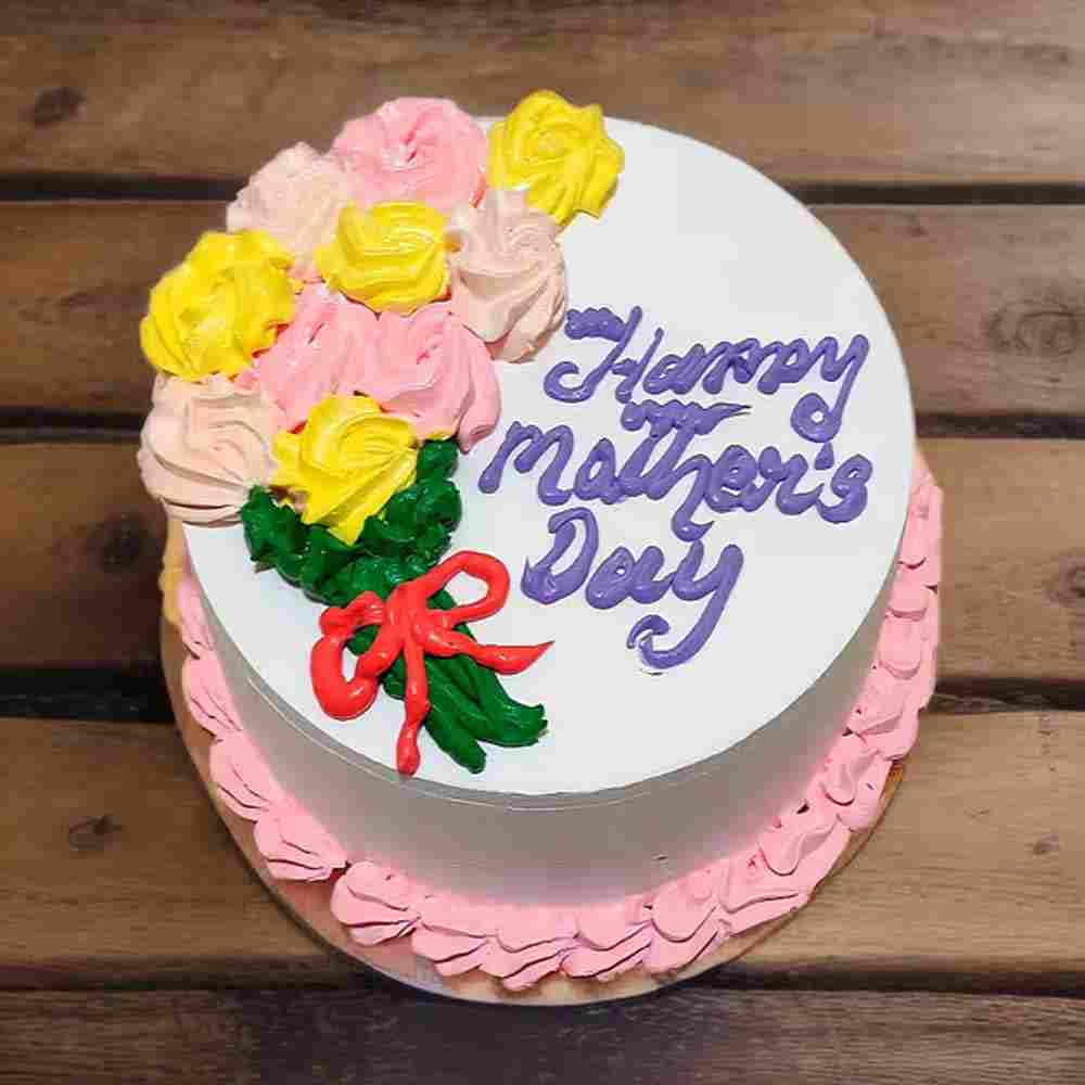 Bouquet Bloom Mom Cake